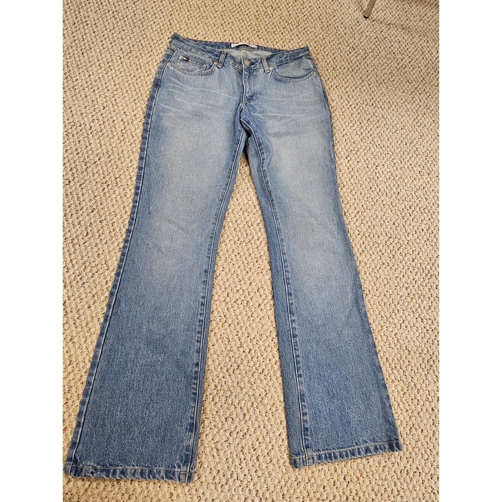 VTG Tommy Hilfiger Jeans Women Size 6 26 x 32 Blue Denim Boot Cut Y2K‎